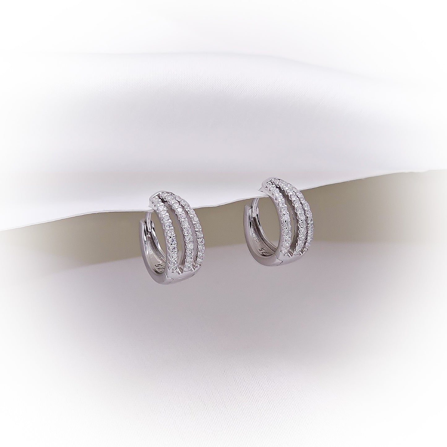 Silver Earrings E078