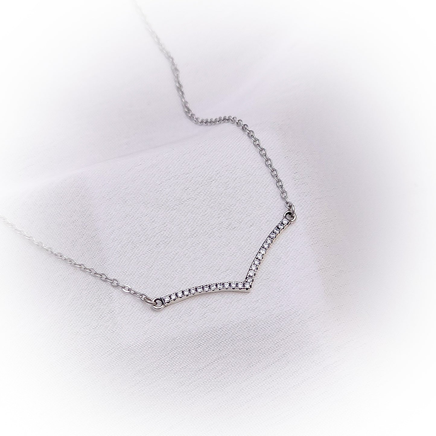 Silver Necklace N072