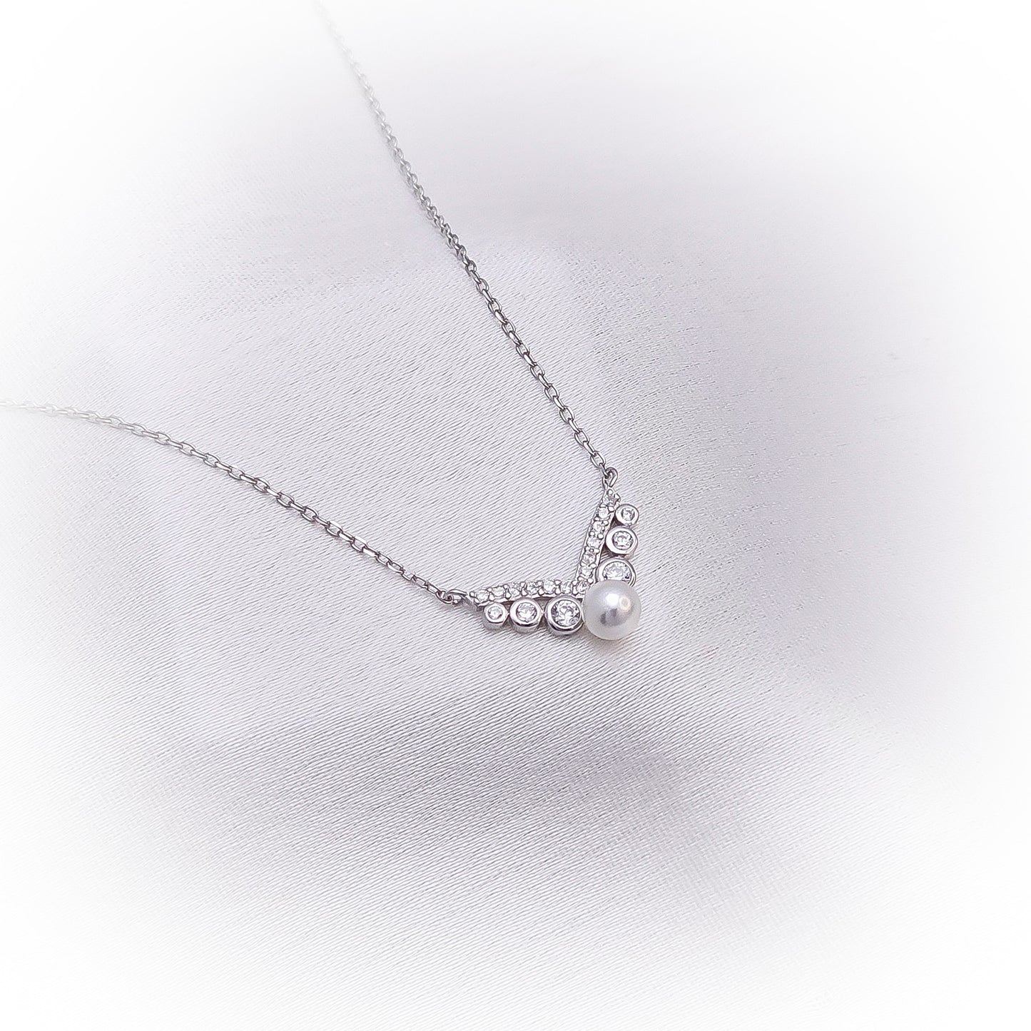 Silver Necklace N079