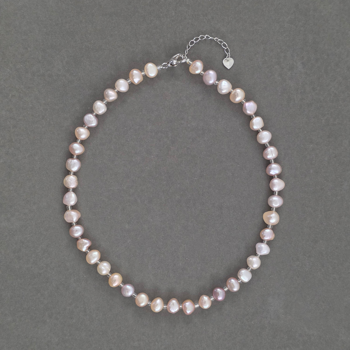 Natural Pearl Beaded Necklace N081