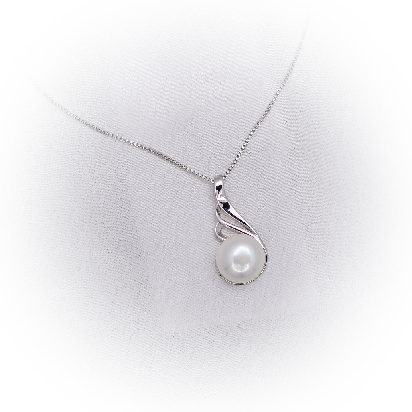 Natural Pearl Necklace N159-W