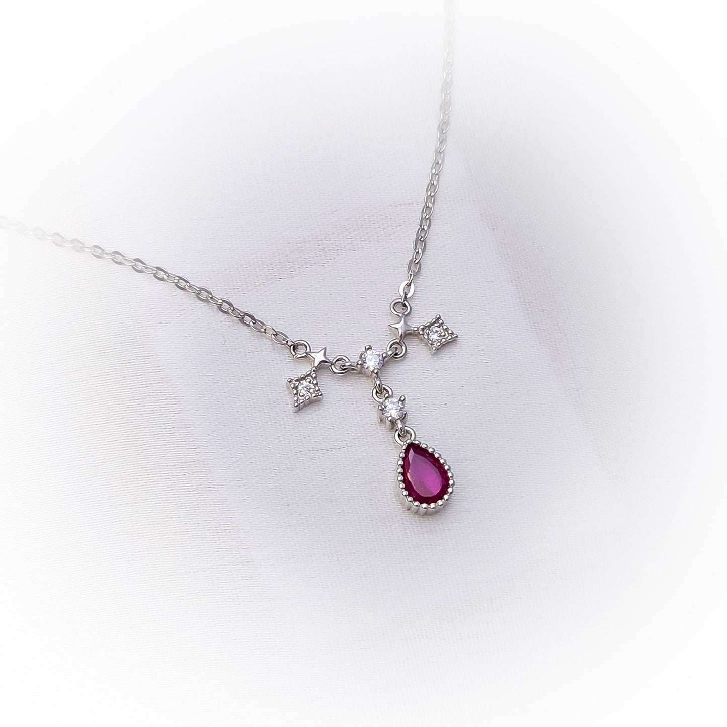 Silver Necklace N160-R