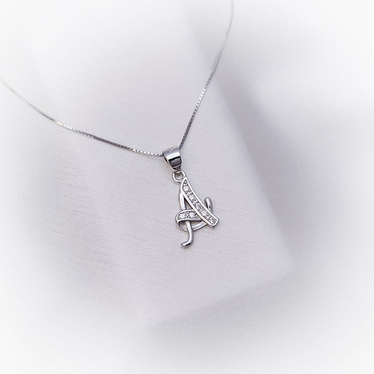 Silver Necklace N172 (Letters)