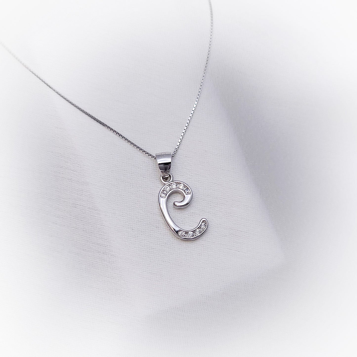 Silver Necklace N172 (Letters)