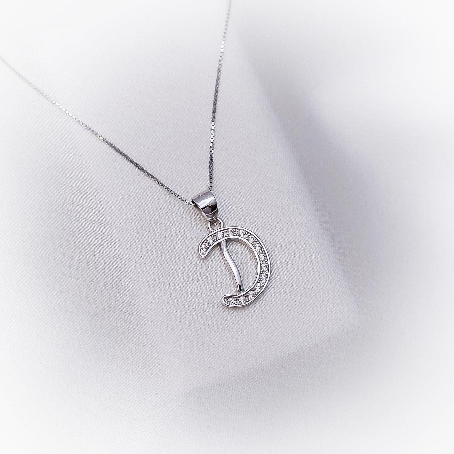 Silver Necklace N172 (Letters)