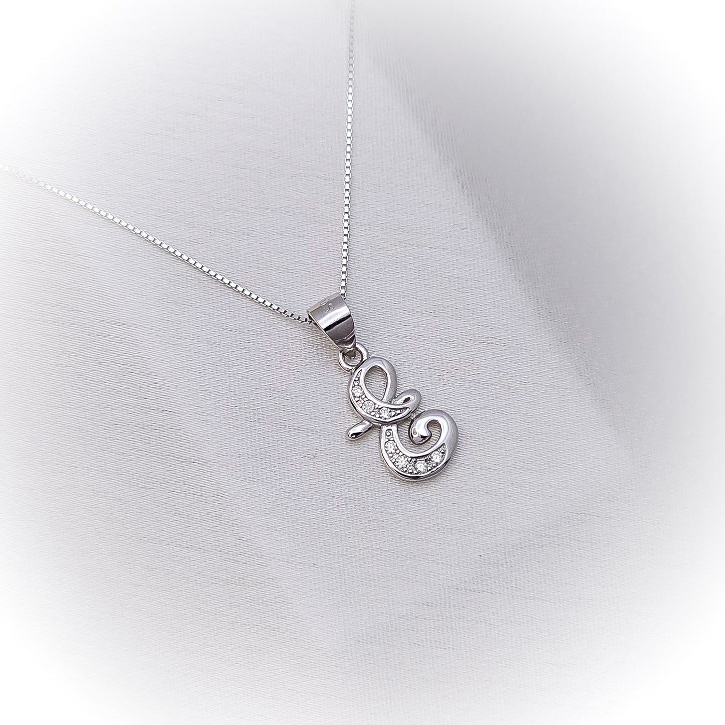 Silver Necklace N172 (Letters)