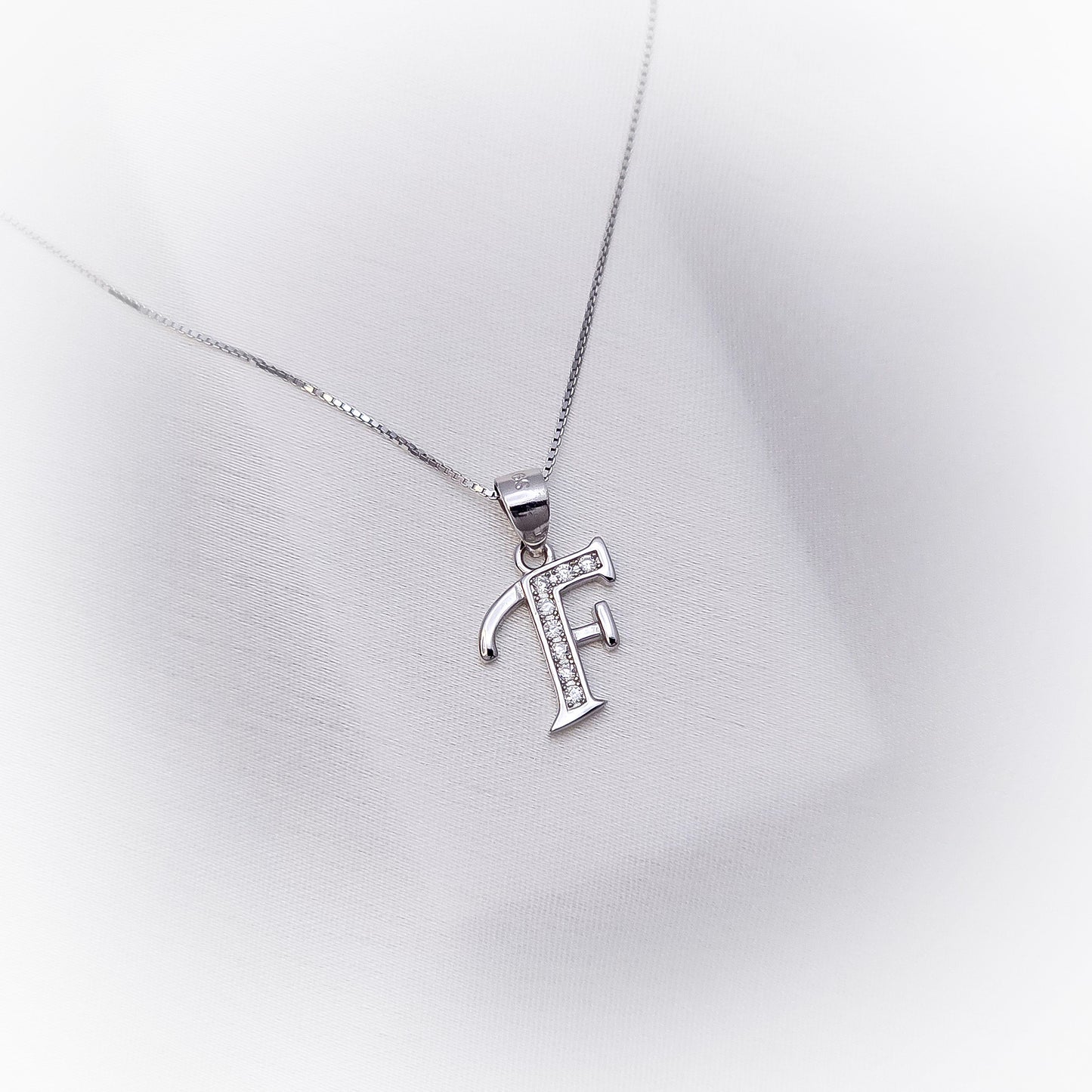 Silver Necklace N172 (Letters)
