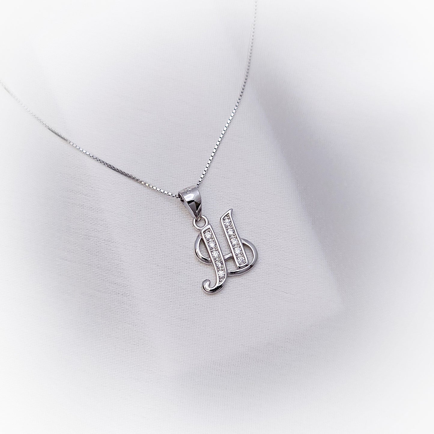 Silver Necklace N172 (Letters)