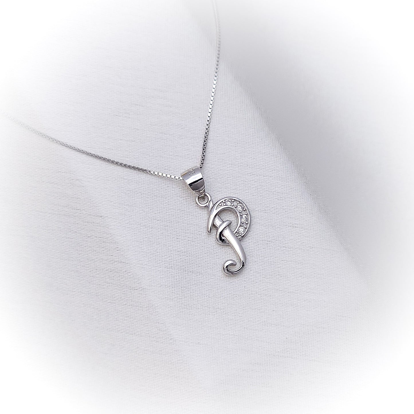 Silver Necklace N172 (Letters)