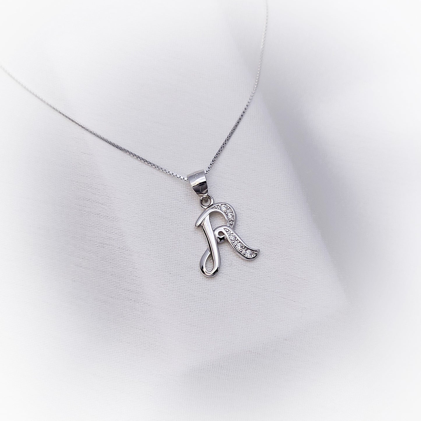 Silver Necklace N172 (Letters)