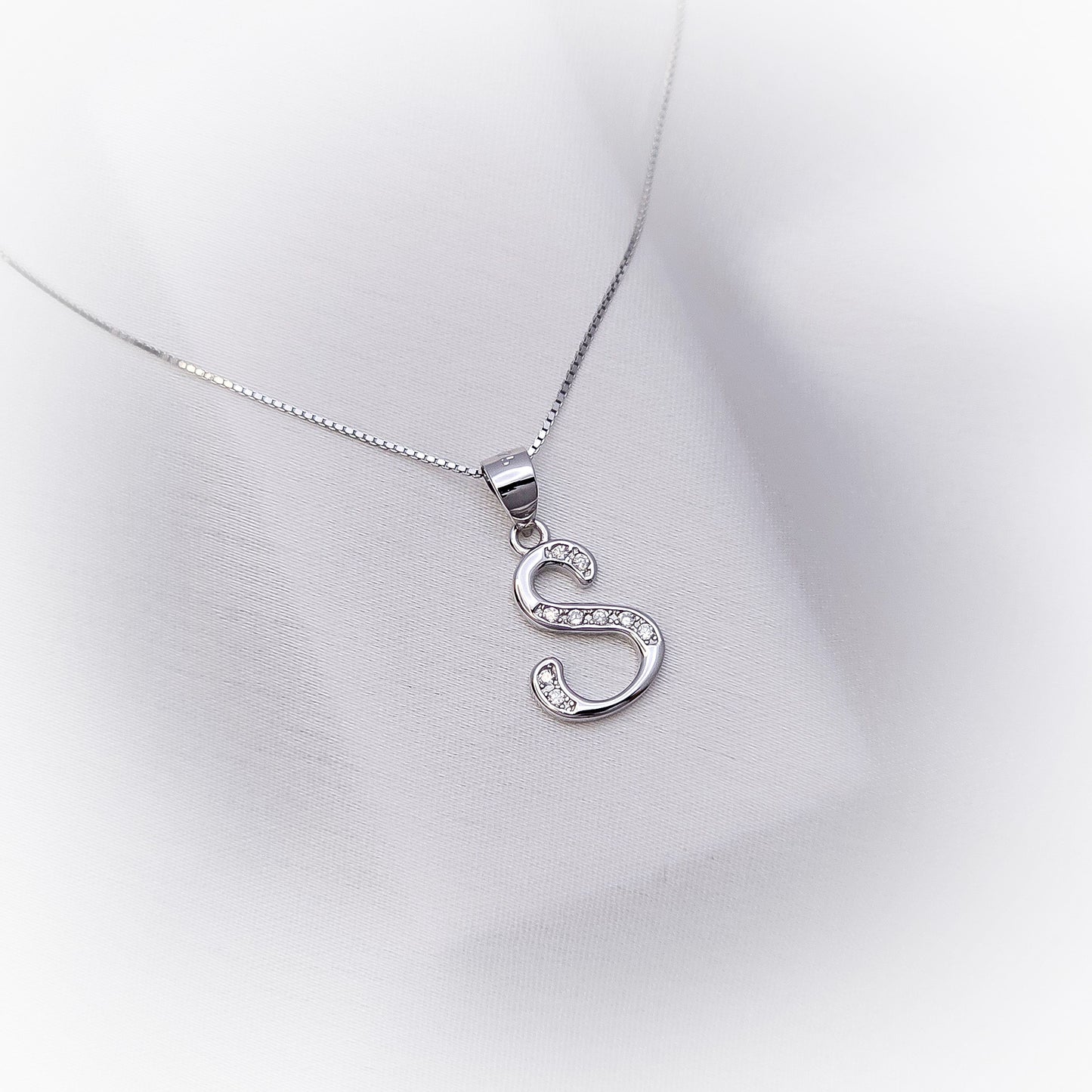 Silver Necklace N172 (Letters)