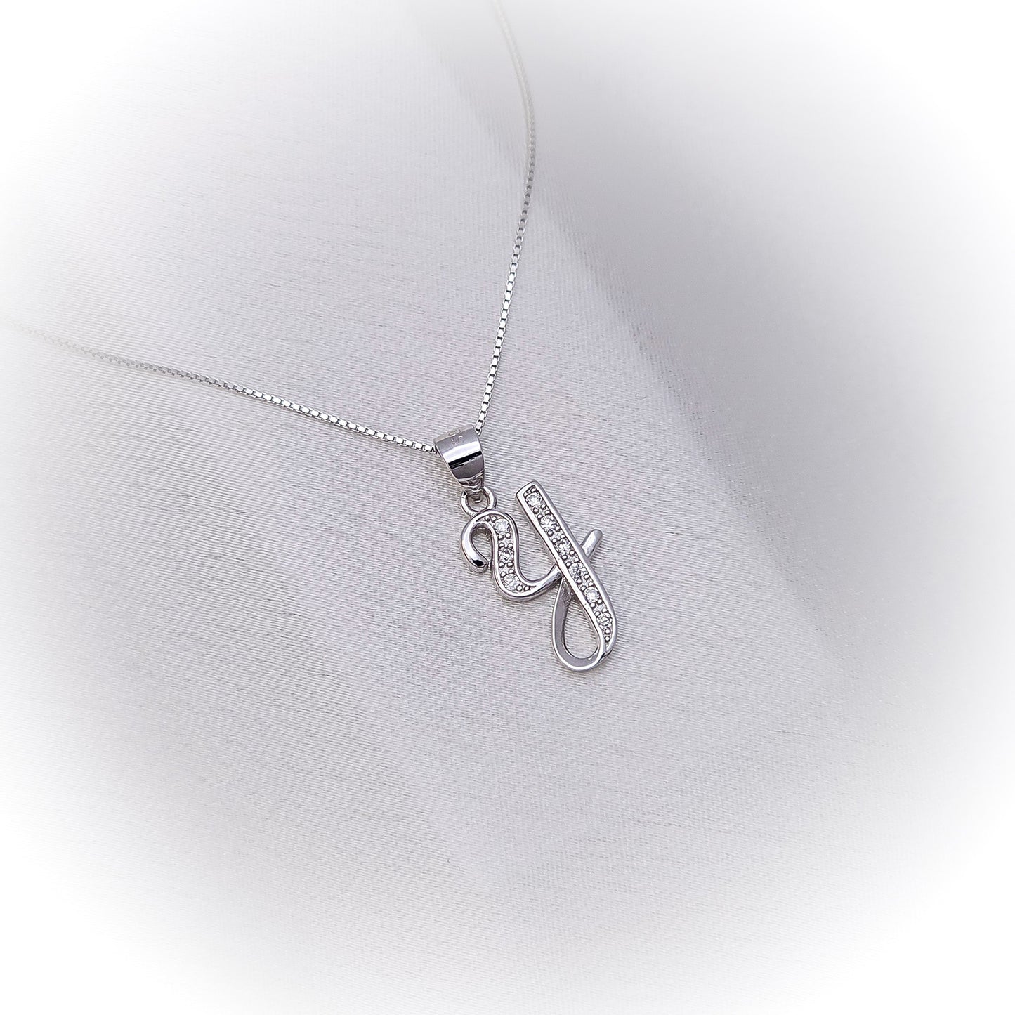 Silver Necklace N172 (Letters)