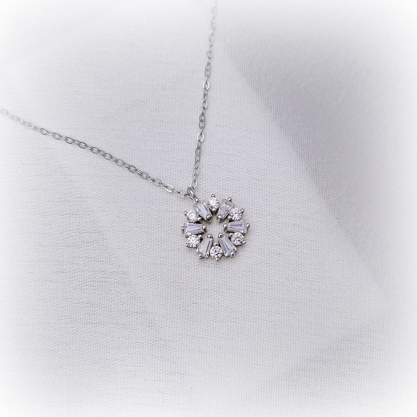 Silver Necklace N195