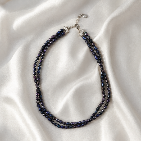 Natural Pearl Beaded Necklace N213