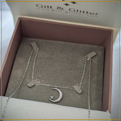 Silver Necklace N078