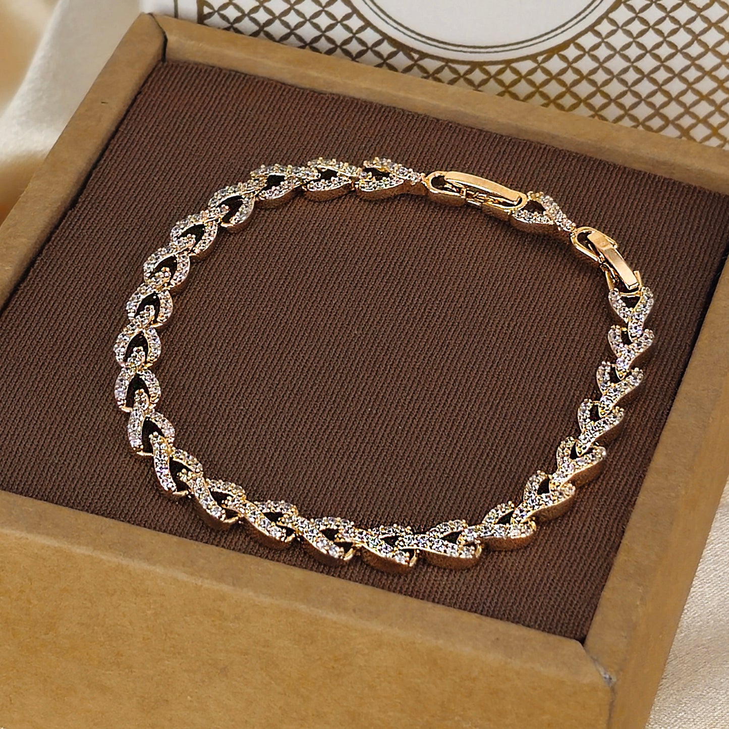 Rose Gold Plated Bracelet B028