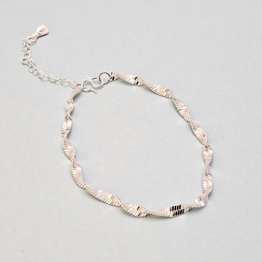 Platinum Plated Bracelet B042