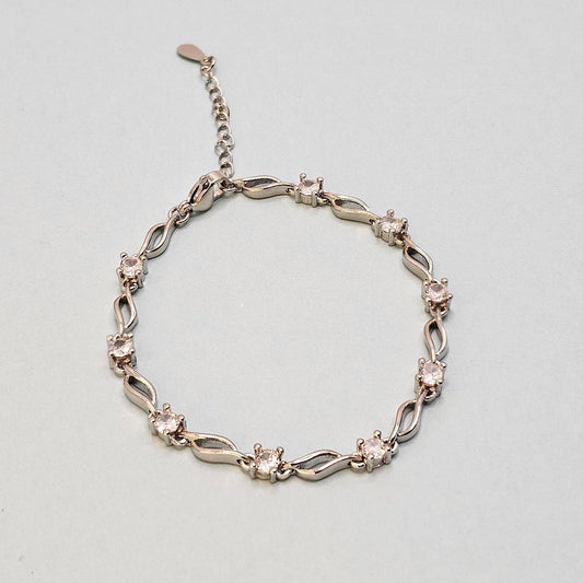 Platinum Plated Bracelet B054