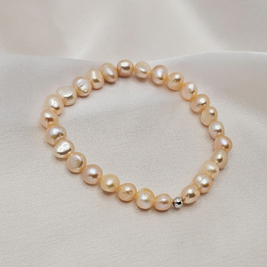 Natural Pearl Bracelet B055