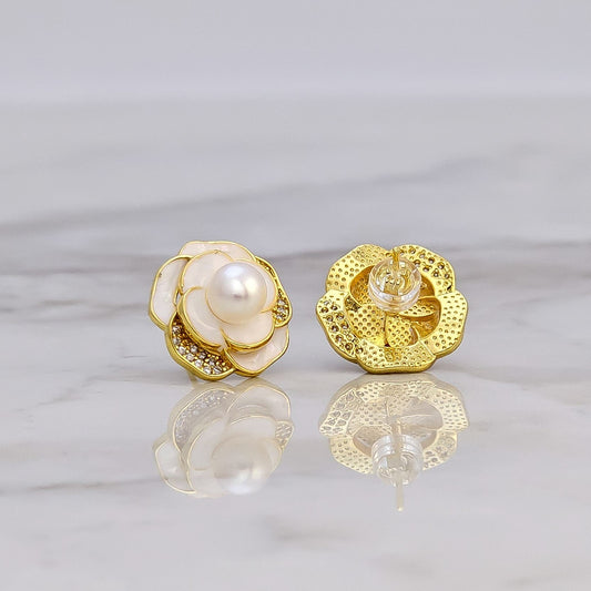 Natural Pearl Earrings E013