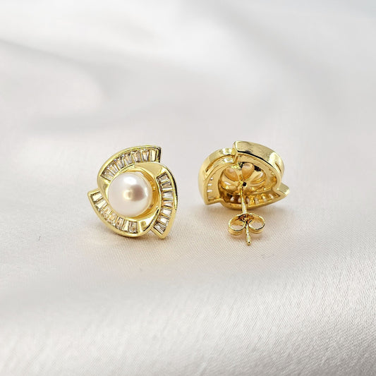 Natural Pearl Earrings E040