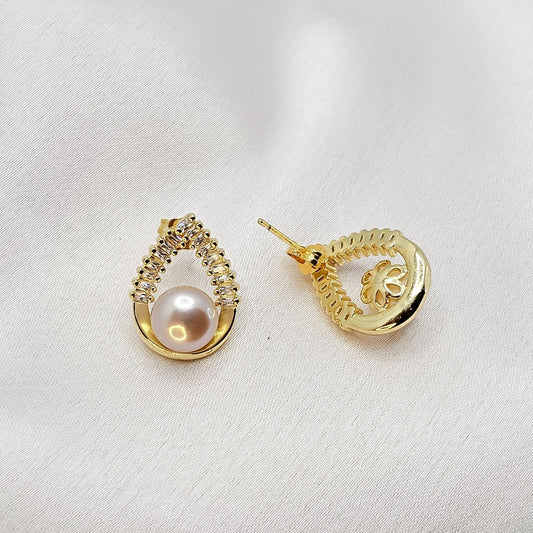 Natural Pearl Earrings E042