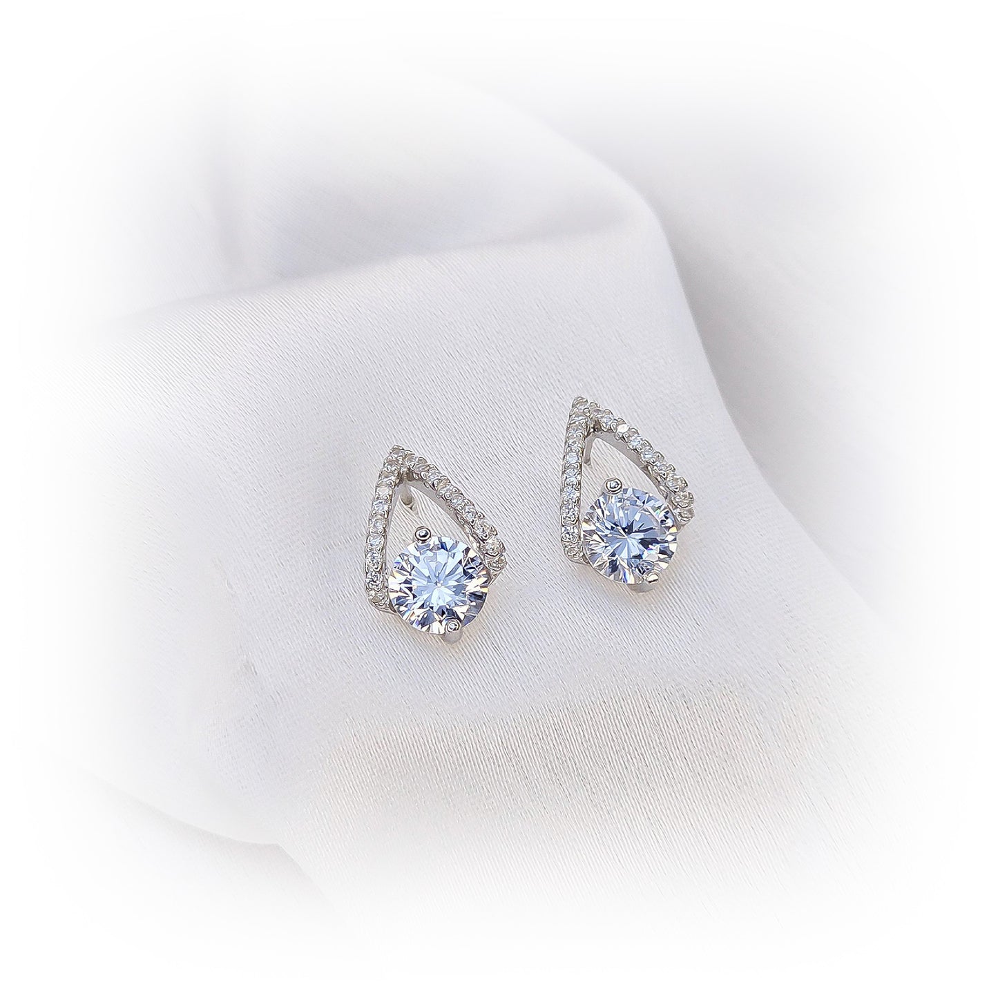 Silver Earrings E046