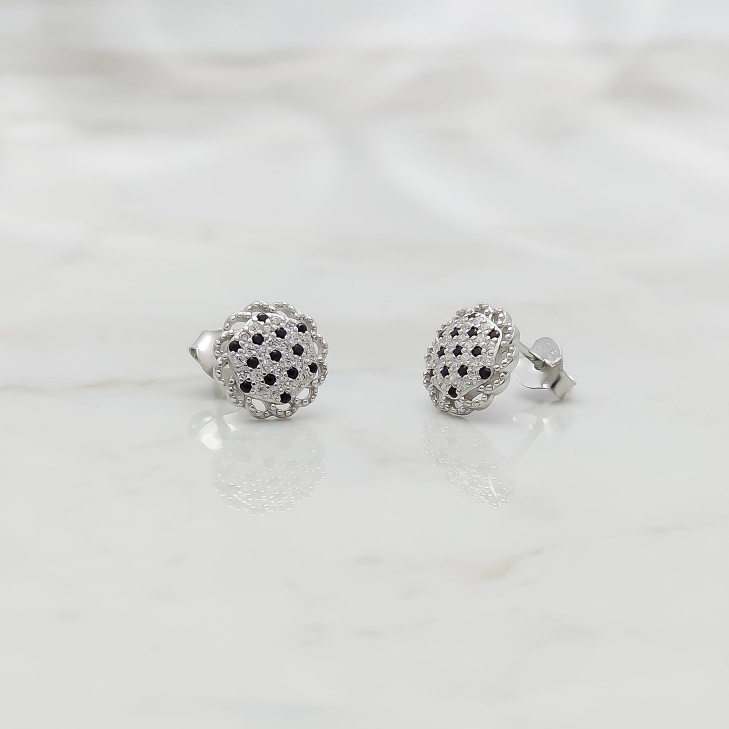 Silver Earrings E049