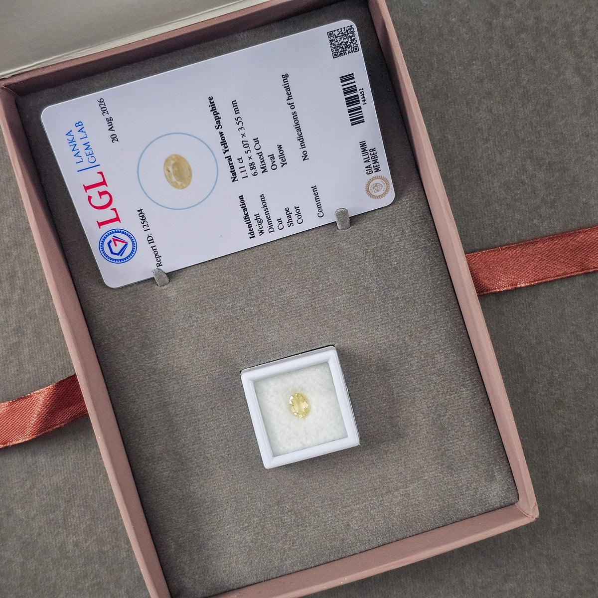 Natural Yellow Sapphire (G1003)