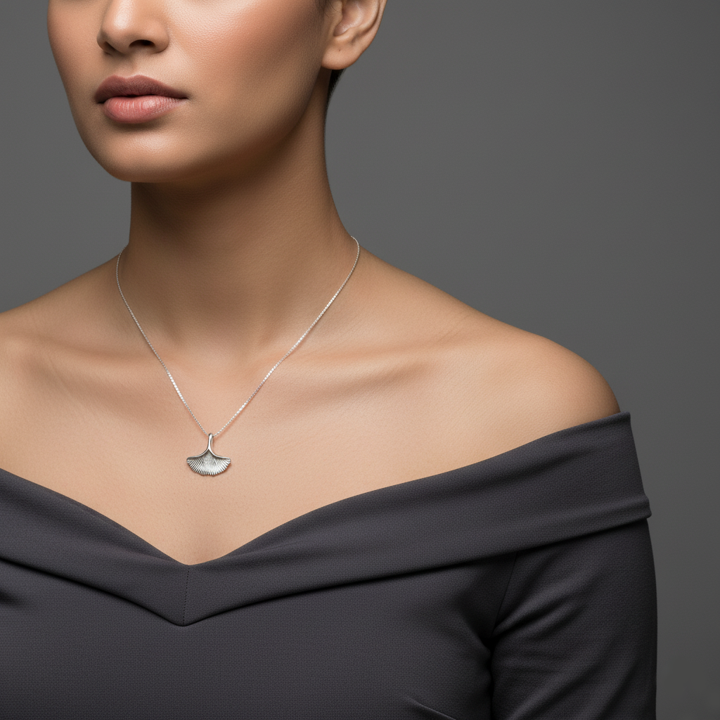 Silver Necklace N175