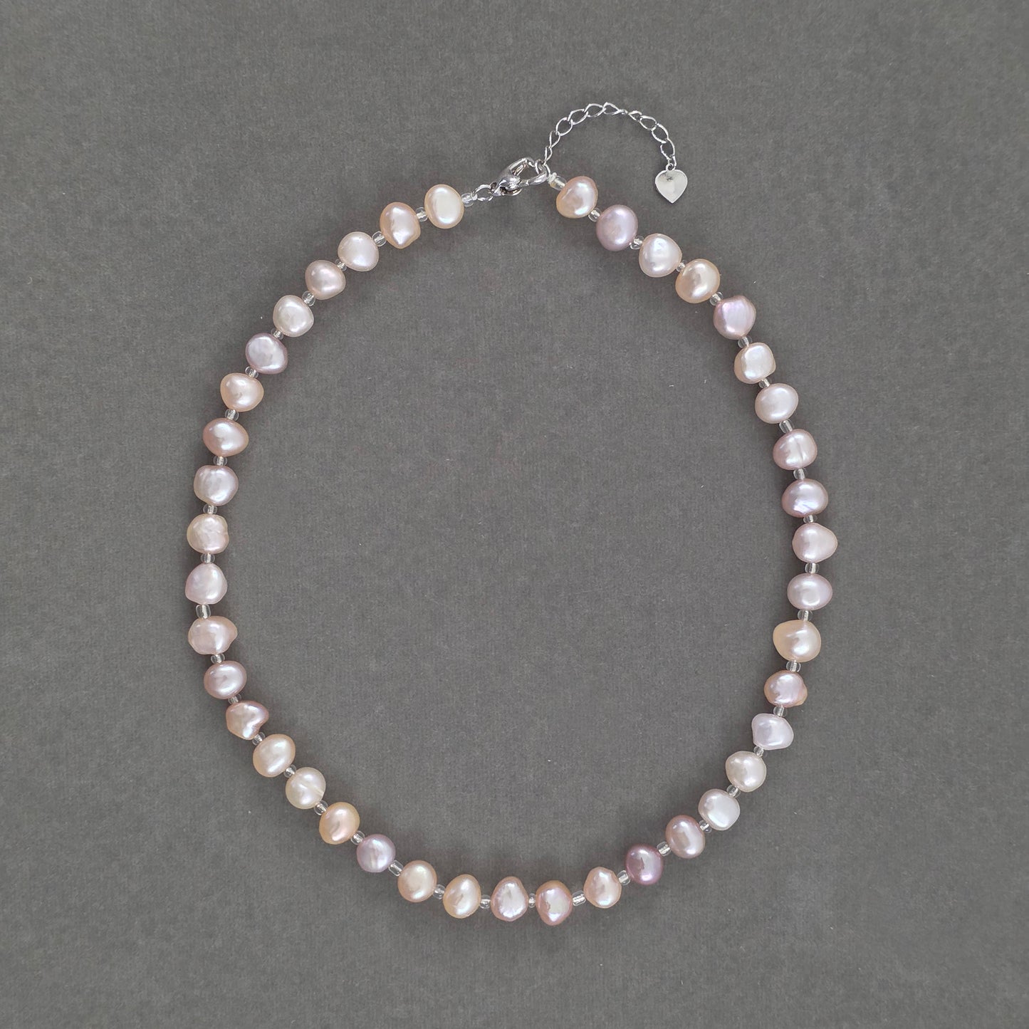 Natural Pearl Beaded Necklace N081