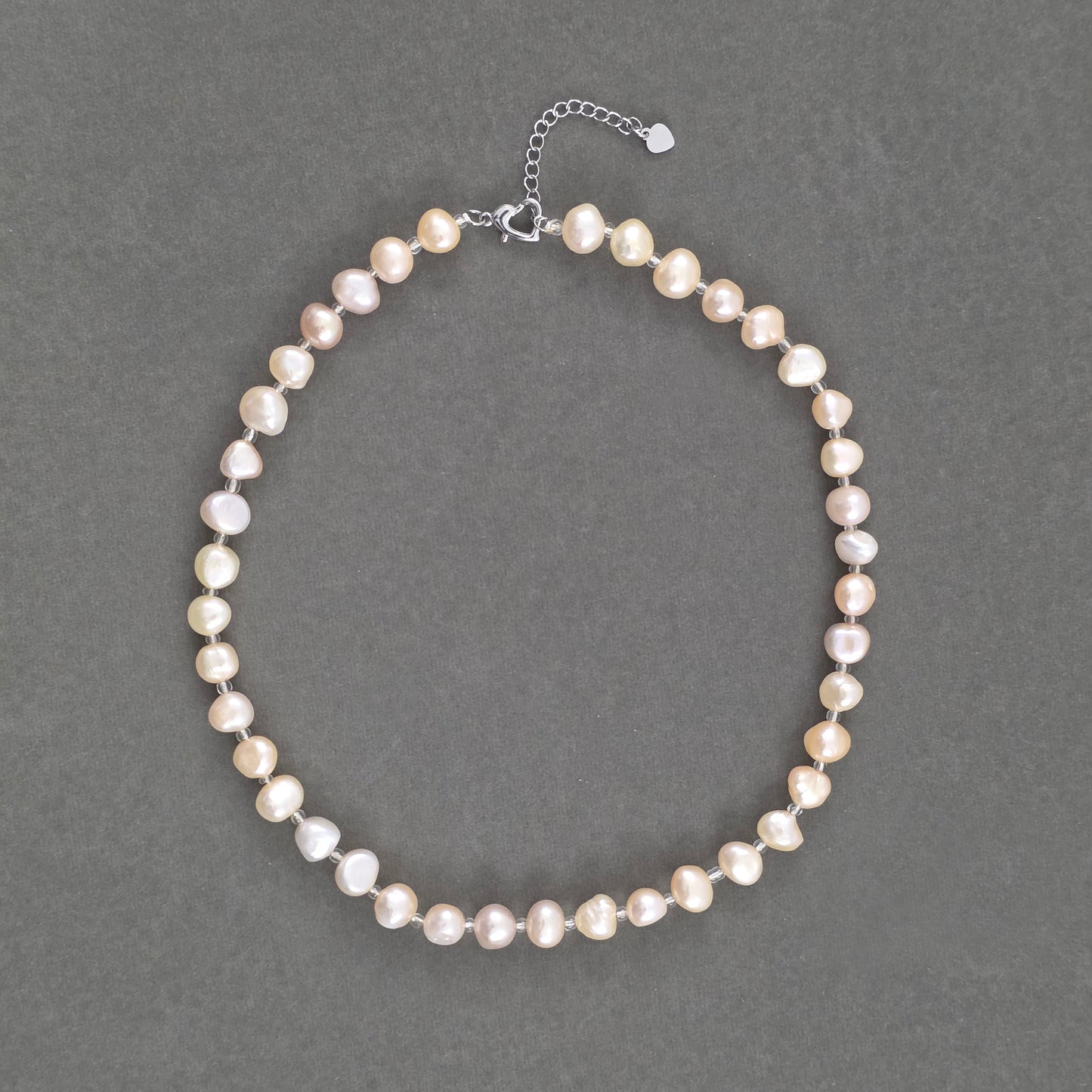 Natural Pearl Beaded Necklace N082