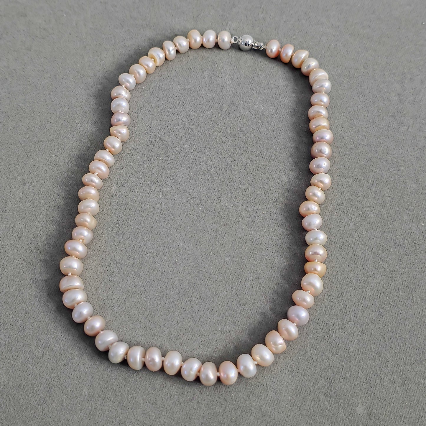 Natural Pearl Beaded Necklace N114-A