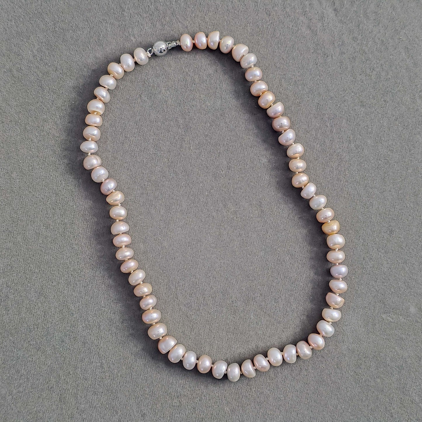 Natural Pearl Beaded Necklace N114-A