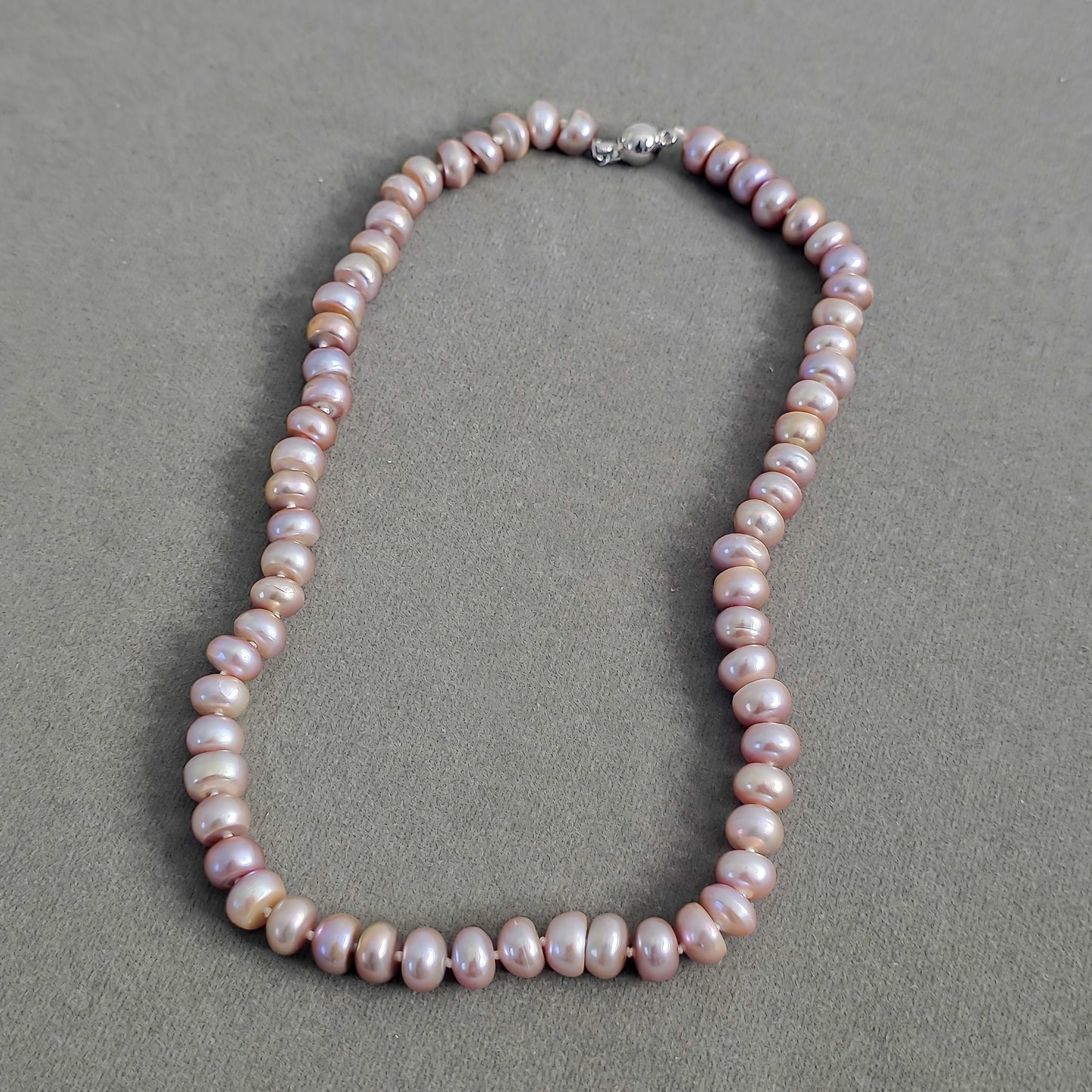Natural Pearl Beaded Necklace N114-B