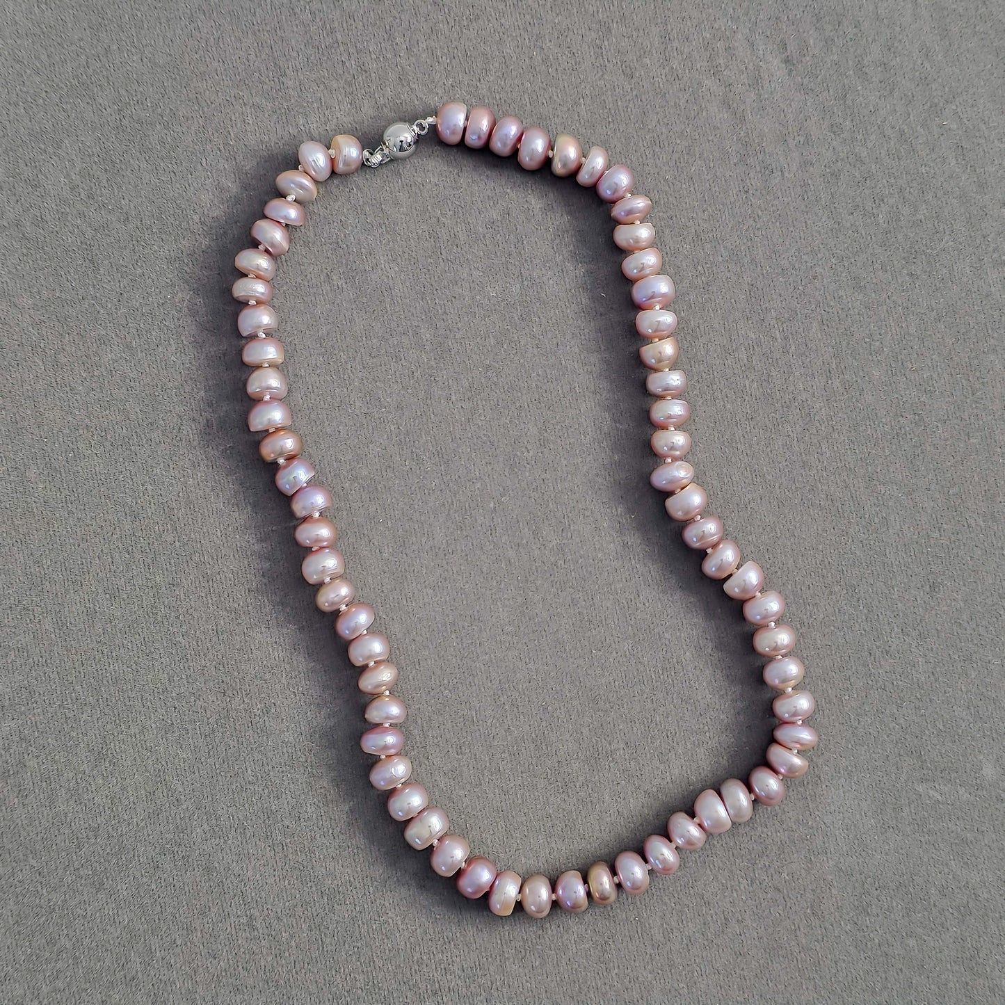 Natural Pearl Beaded Necklace N114-B