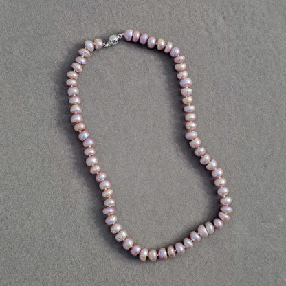 Natural Pearl Beaded Necklace N114-B