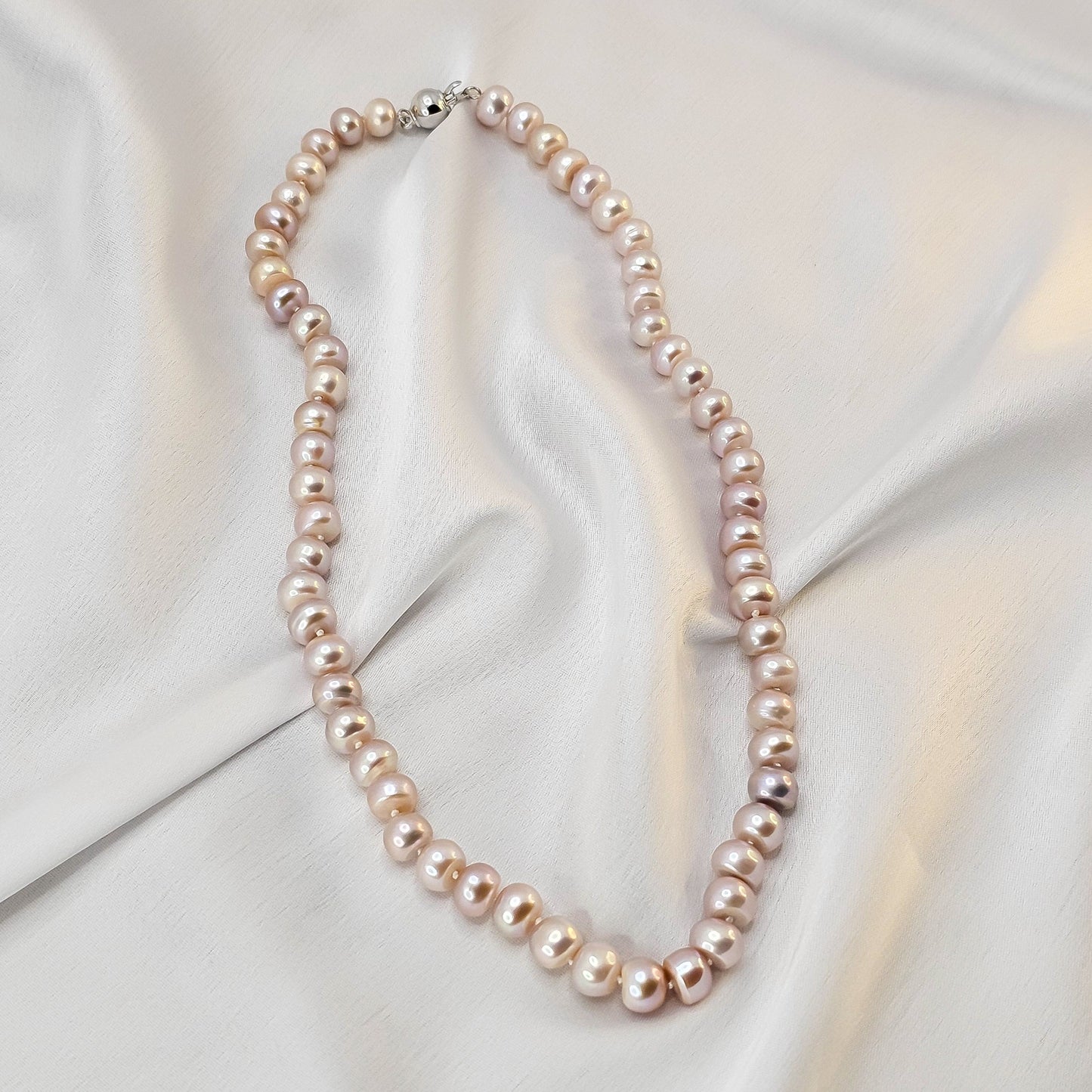 Natural Pearl Beaded Necklace N114