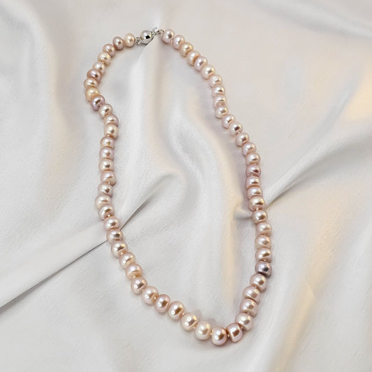 Natural Pearl Beaded Necklace N114