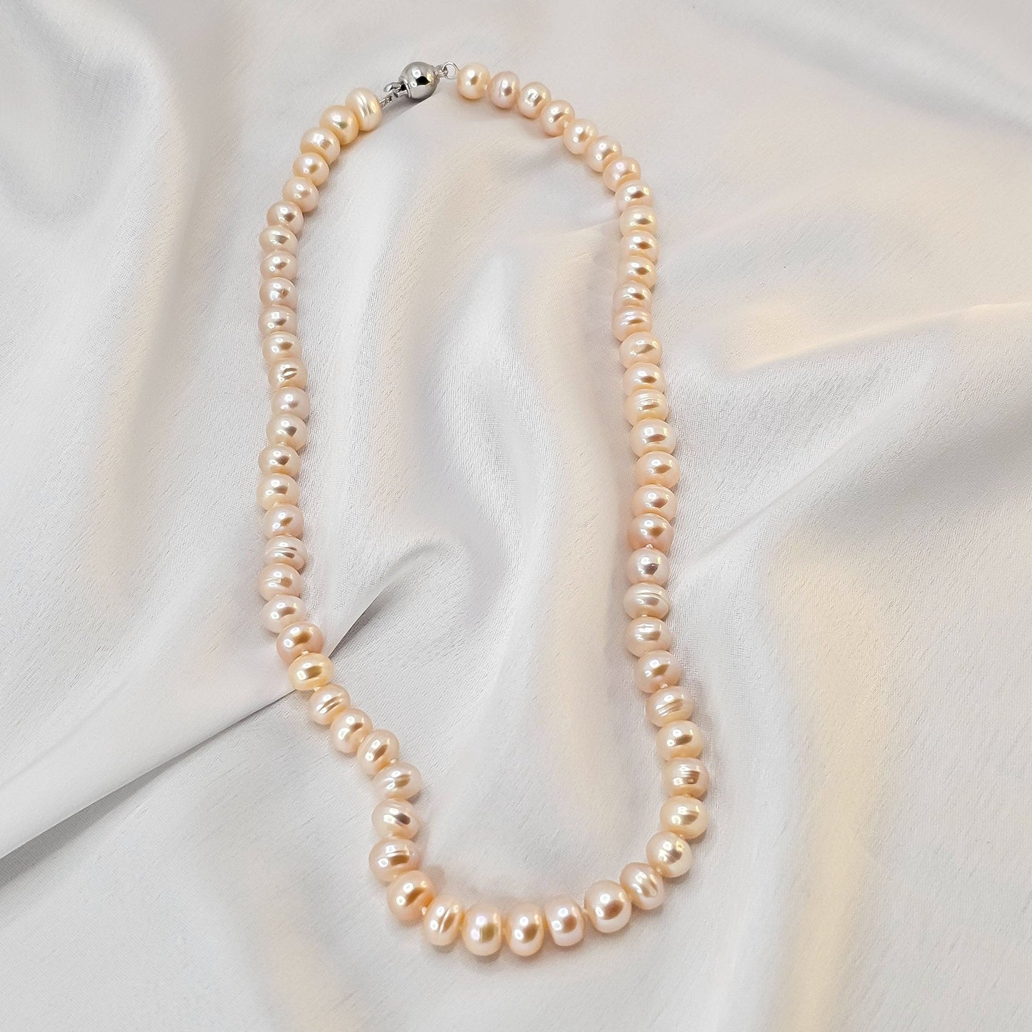 Natural Pearl Beaded Necklace N115