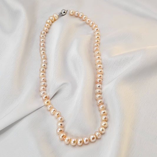 Natural Pearl Beaded Necklace N115