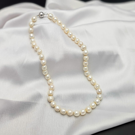 Natural Pearl Beaded Necklace N126