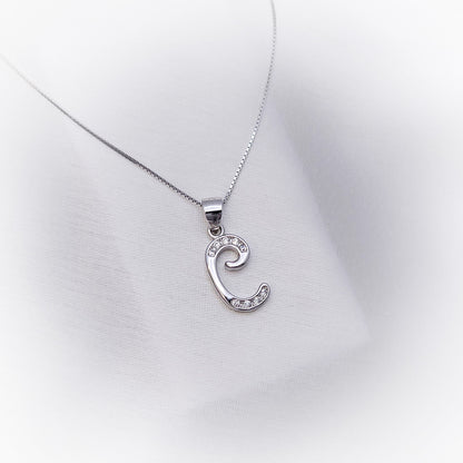Silver Necklace N172 (Letters)