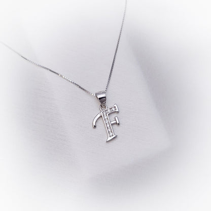 Silver Necklace N172 (Letters)