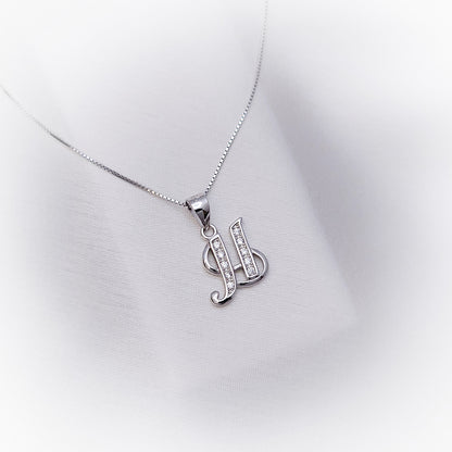 Silver Necklace N172 (Letters)