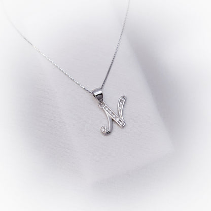 Silver Necklace N172 (Letters)