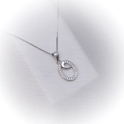 Silver Necklace N172 (Letters)