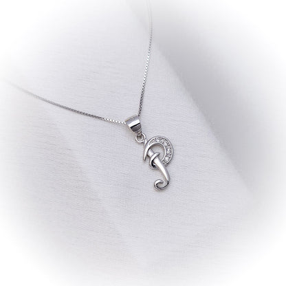 Silver Necklace N172 (Letters)