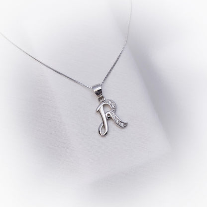 Silver Necklace N172 (Letters)