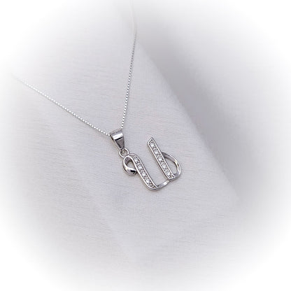 Silver Necklace N172 (Letters)